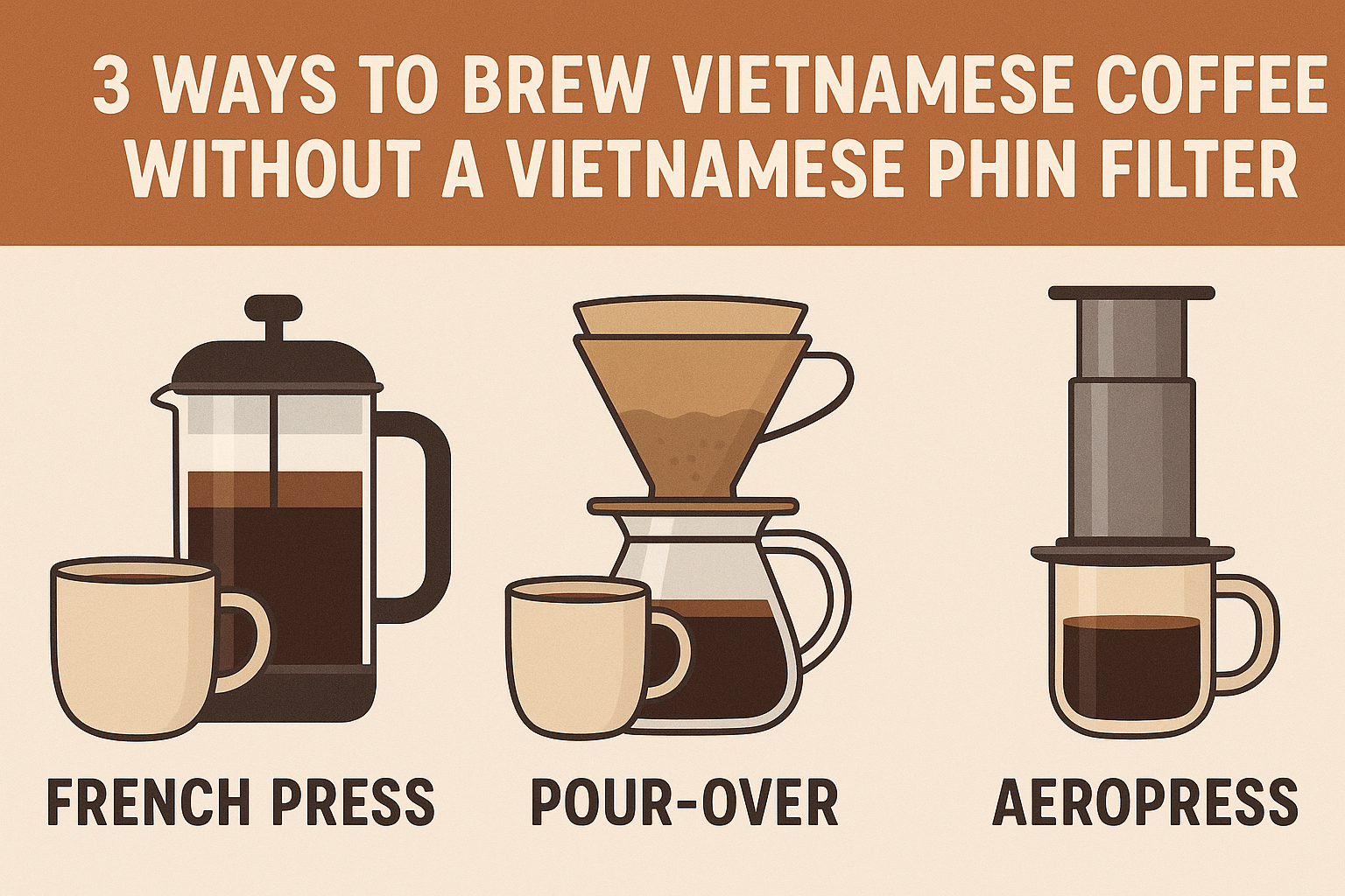 Vietnamese Coffee Brewing