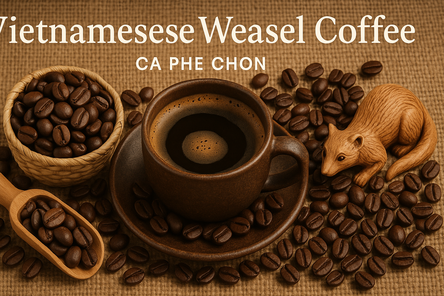 Vietnamese Weasel Coffee Ca Phe Chon